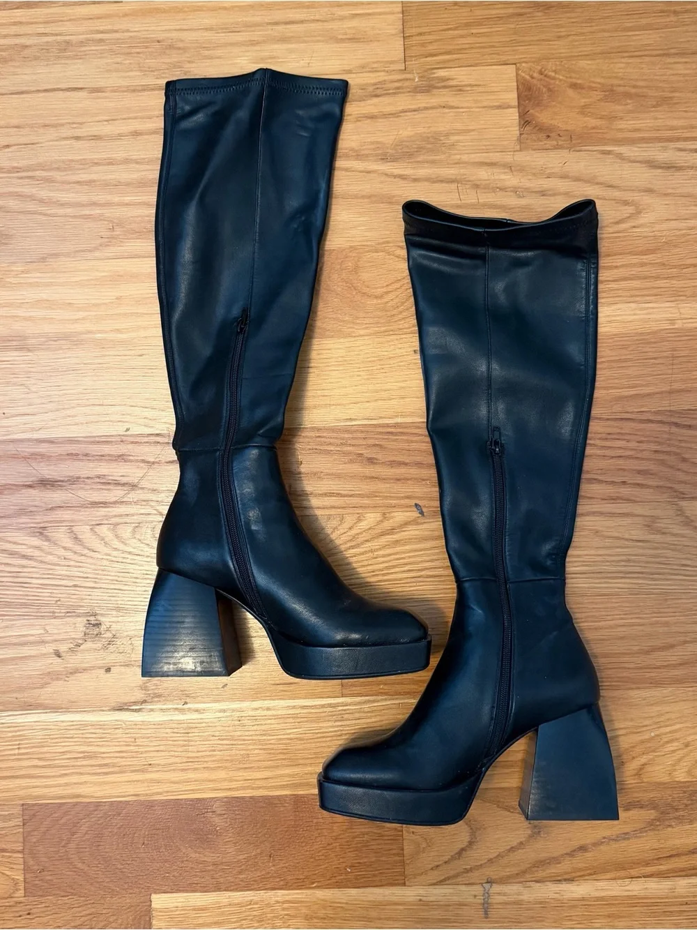 Jeffrey Campbell Black Platform Boots